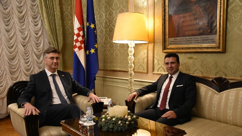 Makedonija ima potporu Hrvatske na putu prema članstvu u EU i NATO-u